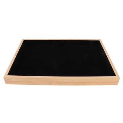 Wood Jewelry Tray Classic Elegant Scratch Resistant Multipurpose Jewelry Display Trays for Earrings