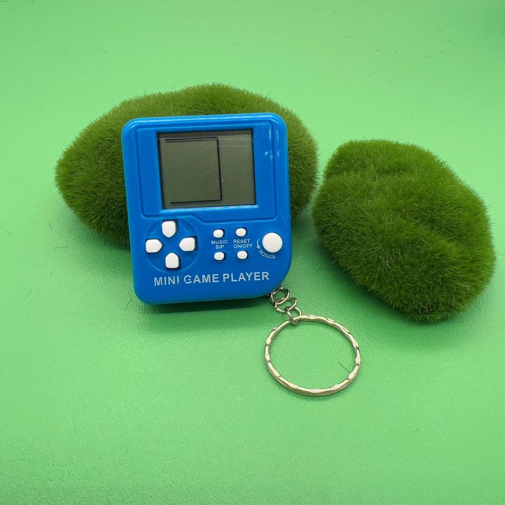 Mini Tetris Handheld Game Console Keychain