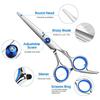 Professional Cat and Dog Barber Scissors 6-inch Round Head Safety Scissors.