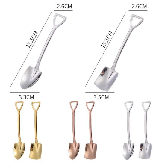Stainless Steel Shovel Scoop Coffee Dessert Ice Cream Spoon Home Kitchen Gadget Sale Goods