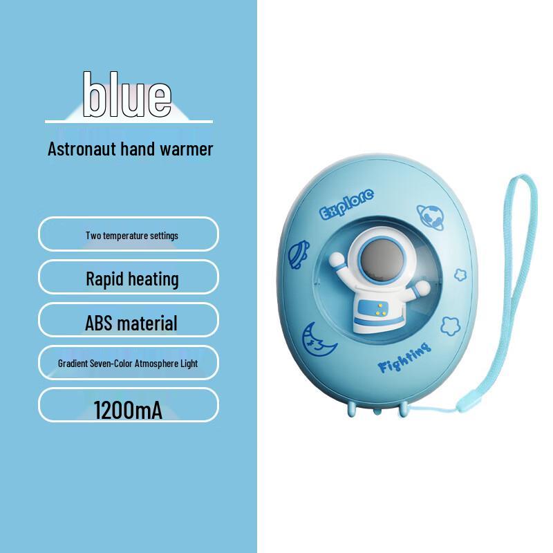 WEZHO Astronaut Rechargeable Hand Warmer with Ambient Light