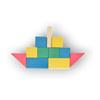 [NOKUBI] Colored Building Blocks, 32 Pieces, Made in Japan, Wooden Educational Toys, Gujo Hachiman, Baby Gift