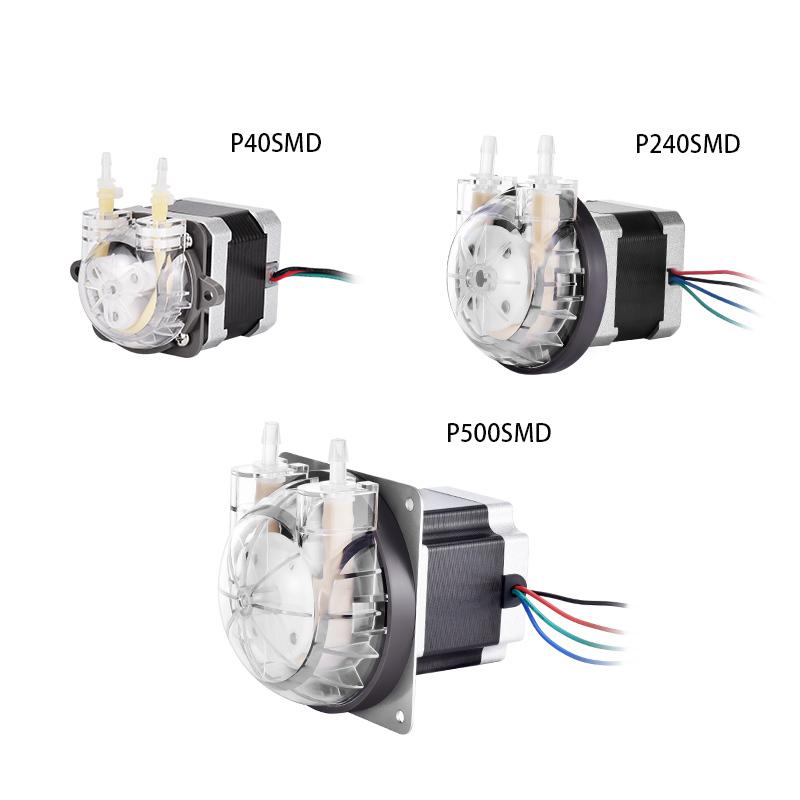 PENGPU High Precision Mini Peristaltic Pump Stepper Motor 0-600mLPM Speed Regulation BPT Pipe Water Pump With Long Lifetime