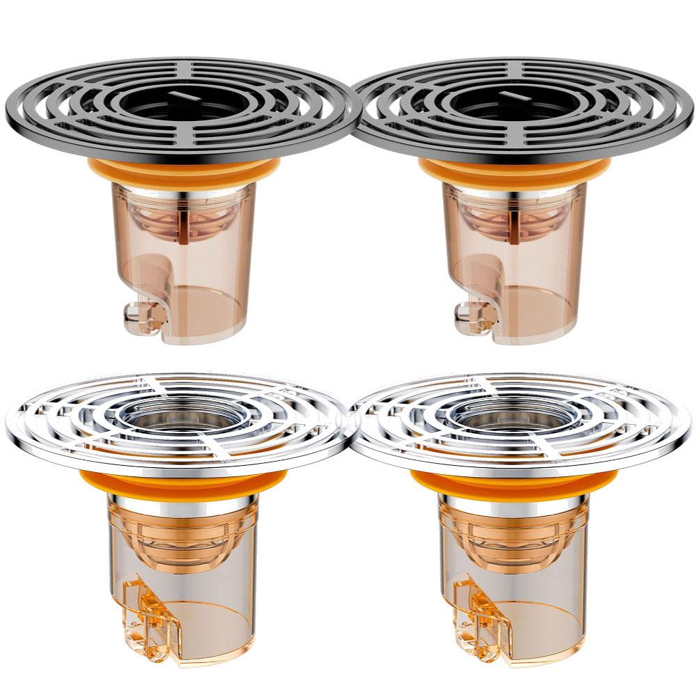 Floor Drain Filter Fast Drainage Plastic Floor Drain Filter Screen Deodorizing Artifact InsectProof Bathroom Sink Strainer