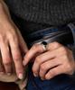 Grasse Matinee Oval Signet Ring Black