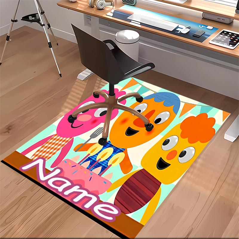 Custom Personalization Super Simple Songs Print Area Rug - Soft, Washable Non-Slip Indoor Mat,Living Room,Home&Office Decorative Rug