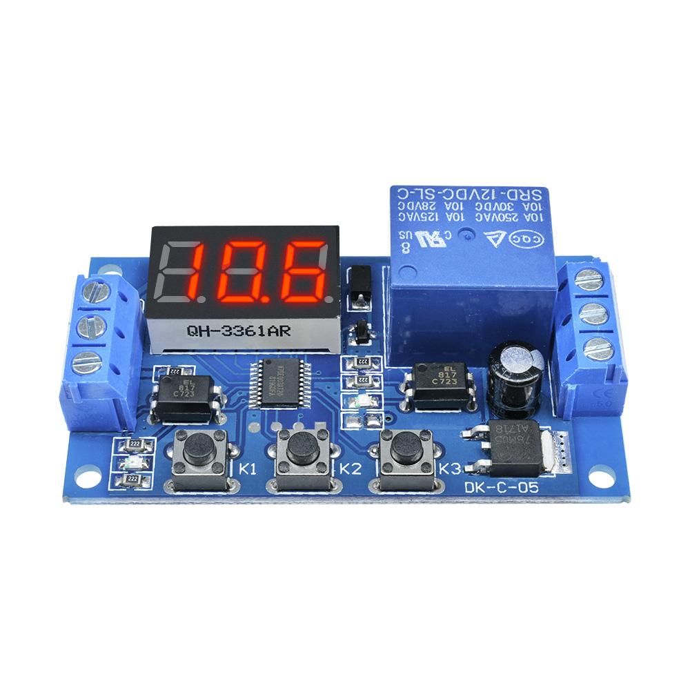 DC 11V 11V LED Display Automation Cycle Delay Timer Control Off Switch Delay Time Relay With Photoelectric Isolation