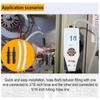 Digital Air Pressure Gauge HT-1890 Gas Manometer Dual Port Data Hold Meter For HVAC Gas Testing Applications