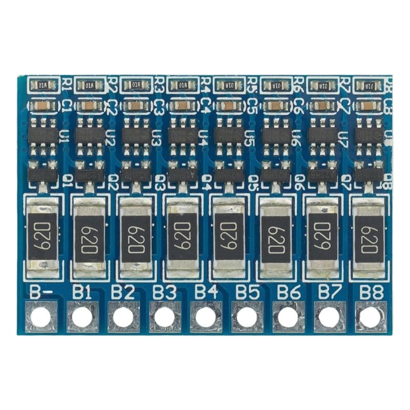 Placa Balanceadora 3S 4S 5S 6S 7S 8S 18650 Balanceamento de Bateria Função de Balanceamento Proteções de Carga Total Substituição de Placa