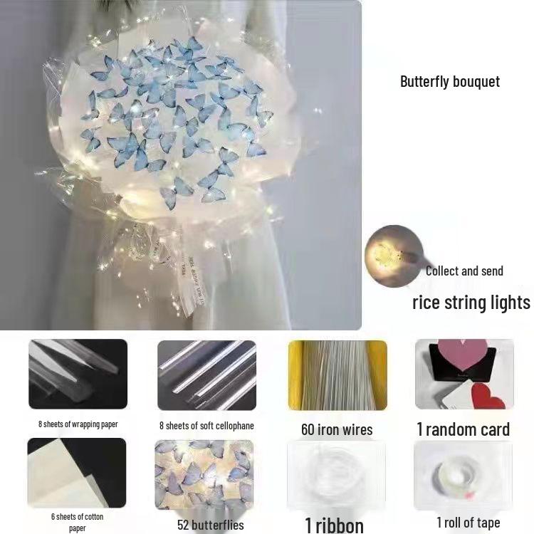 DIY Butterfly Bouquet Kit - Ideal Birthday or Valentine's Gift for Her