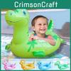 Inflatable Dinosaur Seat Ring For Toddlers With Animal Pattern Eco-friendly Pvc