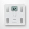 OMRON Weight Body Composition Meter HBF-236-JW Automatically Recognizes the Person Being measured/Starts Measurement Just by riding/White