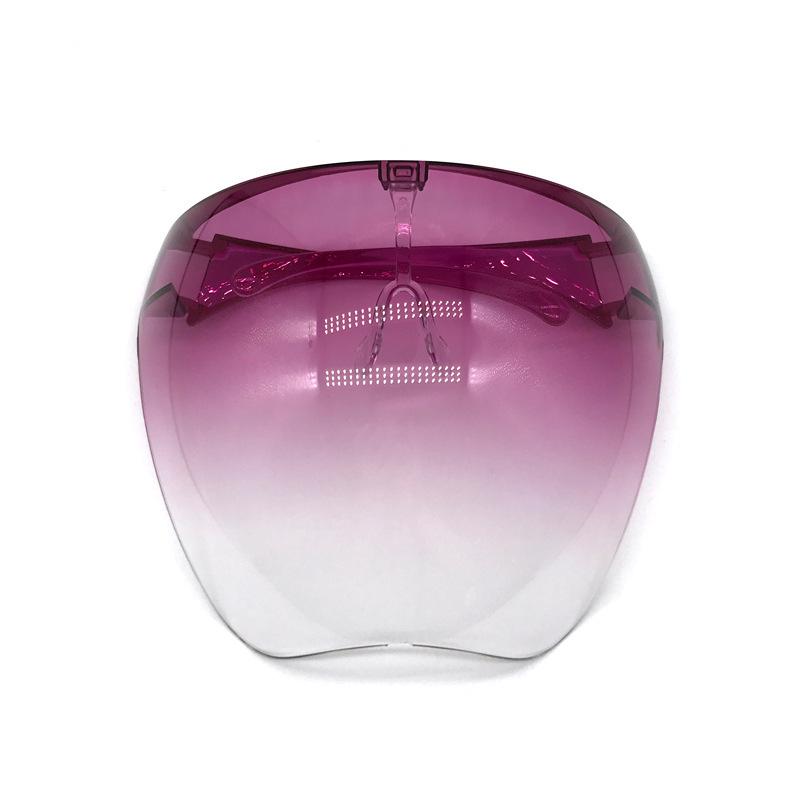 Clear Full-Protection Face Mask with Anti-Droplet, Anti-Fog, Windproof, Dustproof, and Oil Fume Resistant Features