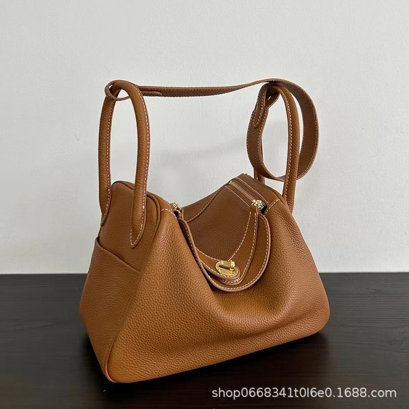 

Роскошная мини-сумка Lindy из натуральной коровьей кожи «Доктор» - женская сумка-мессенджер через плечо 19cm