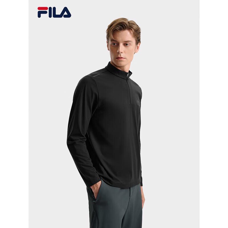 FILA Men s Half-Zip Knitted Long-Sleeve Shirt XXL