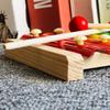 8 Notes Xylophone Iron Sheets Crisp Sound Sturdy Wood Base Xylophone Instrument for Toddler