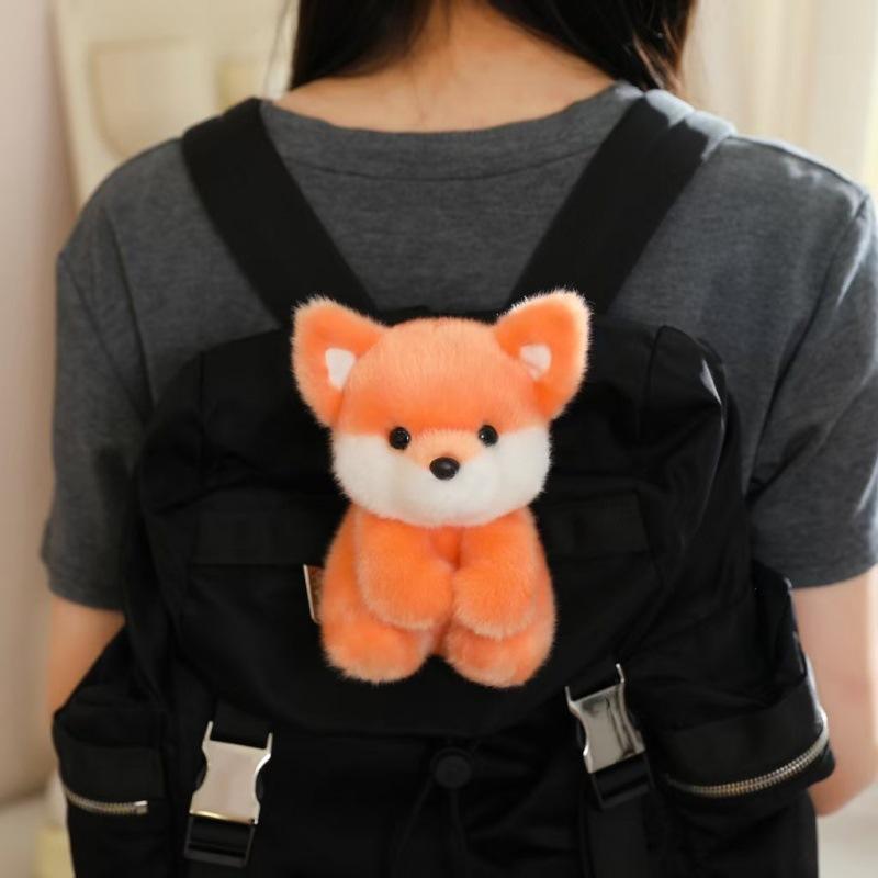 Snot bear computer screen decoration lying down bear ornament office mouse pony panda Zhuoban plush doll