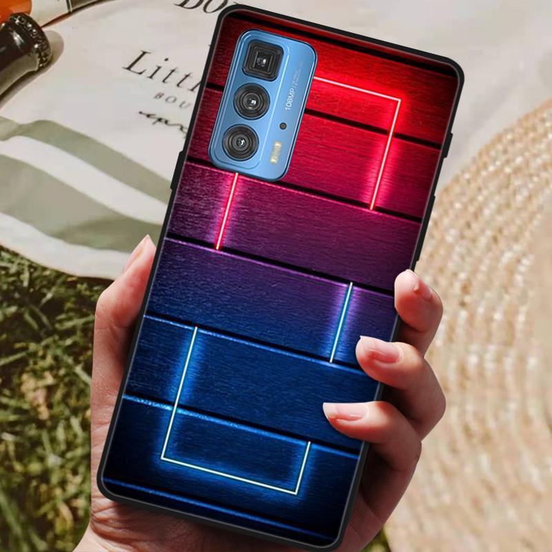 Für Motorola Moto Edge 20 Pro Hülle Weiche TPU Silikon Rückseite für Motorola Moto Edge S 20 Pro 5G Handyhüllen Mode Coque