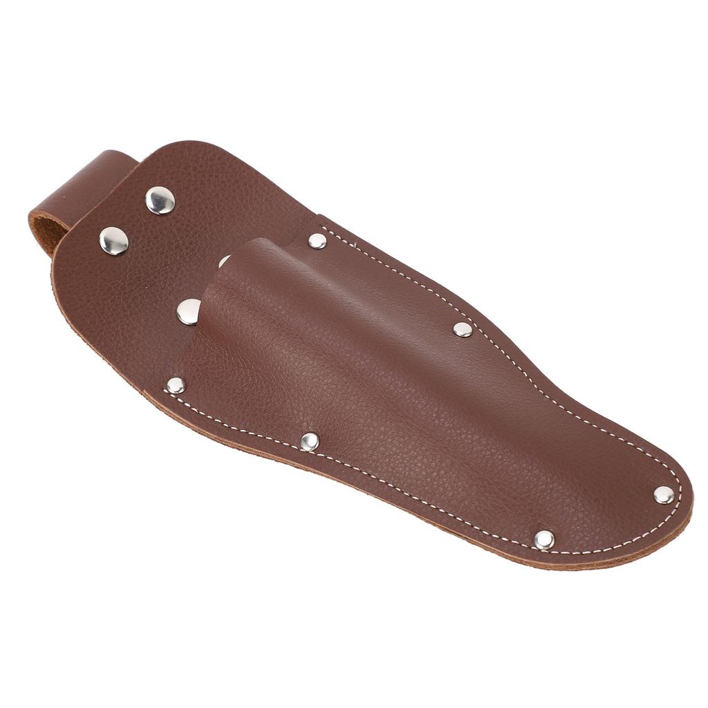 Pliers Holder Pruner Sheath Cowhide Belt Hanging Pouch for Gardening Pruning Shears Scissors Knives Coffee
