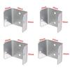 Zaunfeld-Klammern 20er-Pack 35mm 45mm Verzinkter Stahl für Effiziente Montage