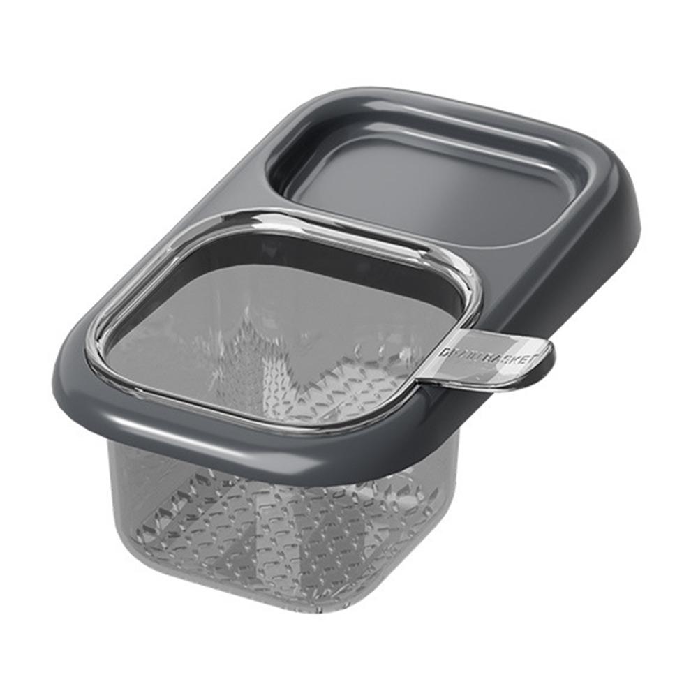 Gifts Suction Cup Kitchen Sink Drain Basket Large Capacity Sink Residue Filter Tool Residue Filter Basket Portable Drain Rack