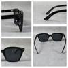 (Eight) Square Sunglasses for Men and Women, Big Frame, Street Style, Comes with Dedicated Case, BlackSmoke F