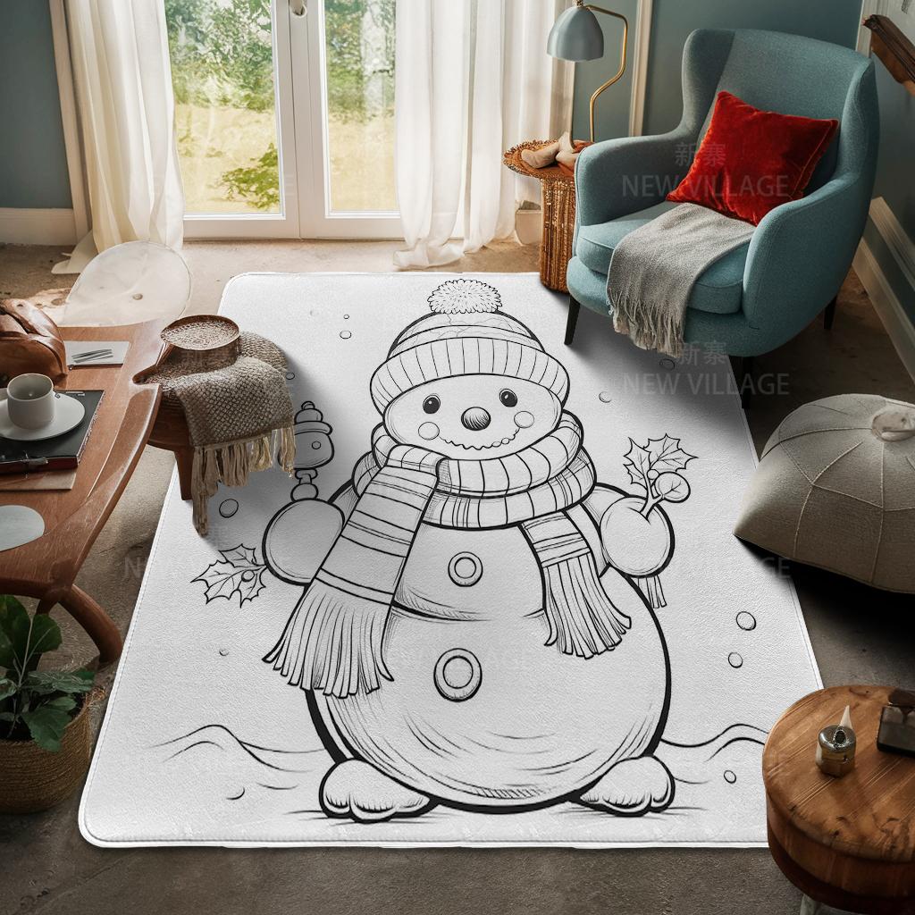 Koberec ke vchodu do domu Rohožka ke dveřím do domu Obývací pokoj Vana Koupelna Protiskluzové koberce s absorpcí vody vana Veselé Vánoce zima