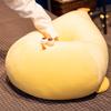 Round Chick Doll Stuffed Soft Appeasing Yellow Chicken Plush Toy Sleeping Companion Present