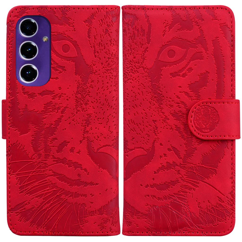 For Samsung Galaxy A16 5G/A16 4G Case Tiger Imprint Leather Wallet Phone Cover