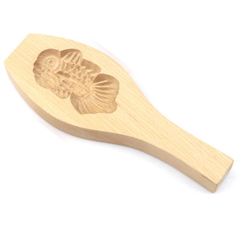 

Деревянная форма для выпечки лунных пряников Форма для печенья Цветочная помадка Инструменты для лунных пряников Украшения для лунных пряников Кухонные принадлежности