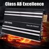 Car Audio Amplifier Class-AB 4-Channel Car Speaker Amplifier with High-Fidelity Stereo Sound, 2/4