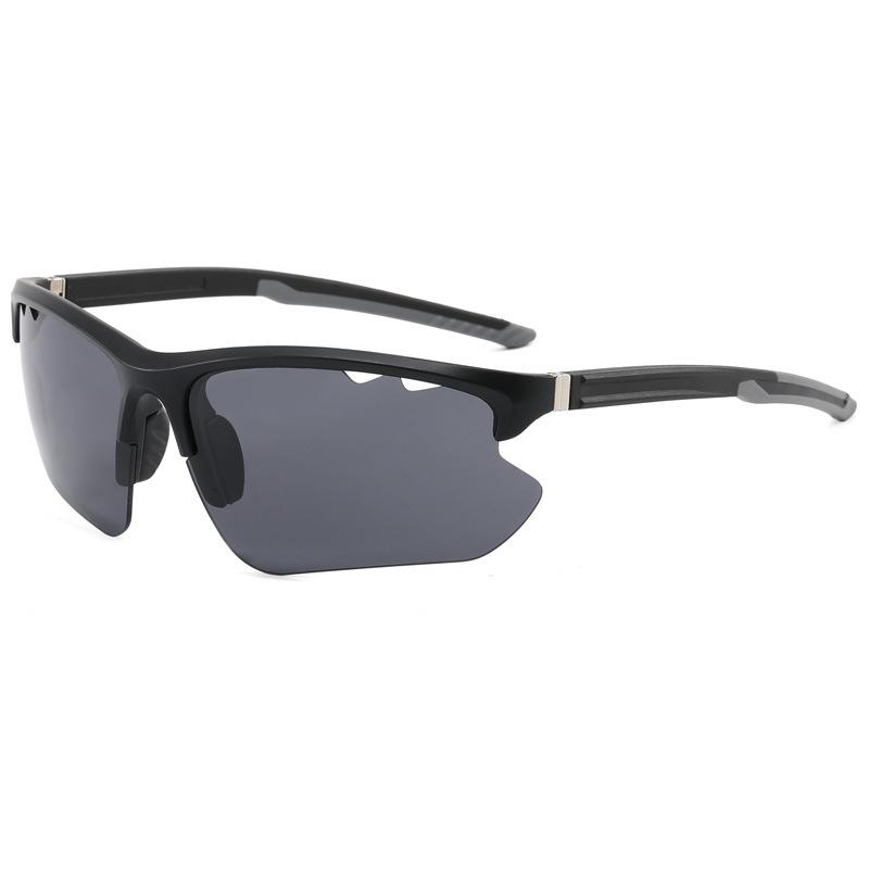

Cross Border New Outdoor Sports Cycling Glasses UV Resistant Hiking Goggles Fishing Sunglasses Tactics Spring hinge without face clamping