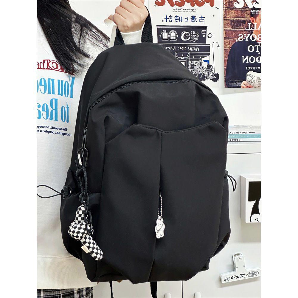 School Bag Male College Student Ins Simple Large-capacity Backpack Female Junior High School Student High School Student Travel Backpack