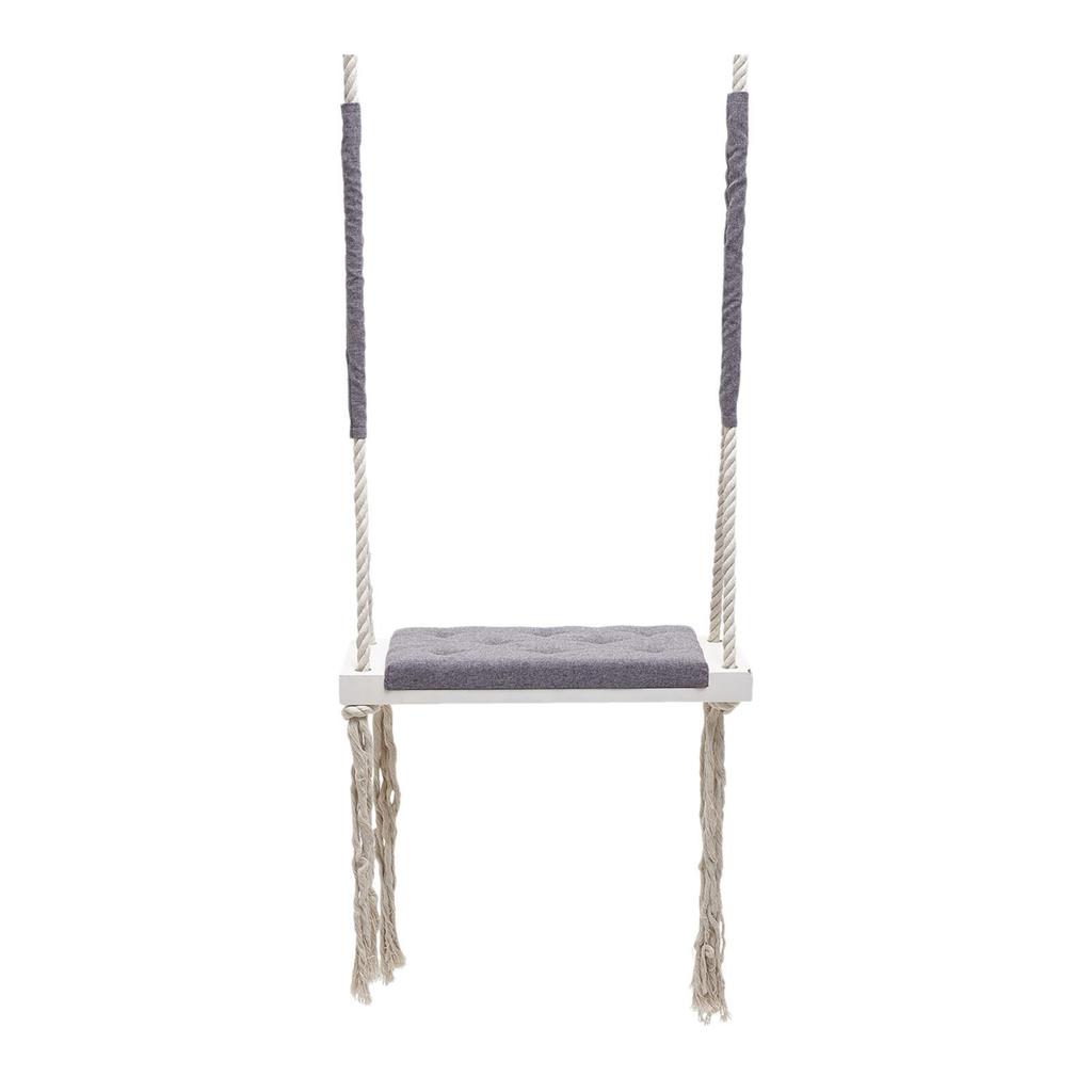 Wooden Swing Seat for Children Child Room Nursery Photography Props Gray