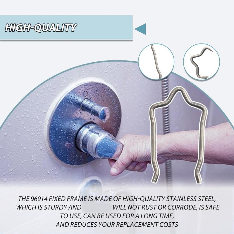 20 Piece Strong Steel Shower Valves Fixing Clip 96914 Replacement Fit Posi Temperature Bath & Shower Mixing