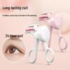 Rechargeable Frameless Electric Eyelash Curler - Long-lasting Natural Curl and Shaping Device
