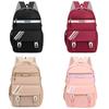 Letter Print Perfect Backpack Casual Student Schoolbag Travel Computer Bags