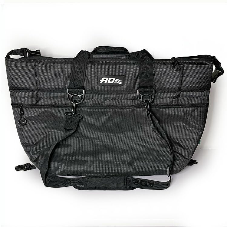 AO Coolers Kühltasche 36er Pack Ballistic Soft Cooler AOBA36BKCH Ballistic 36er Pack Soft Kühltasche Outdoor Schwarz/Anthrazit Schwarz/Anthrazit [Gebraucht]