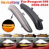 For Peugeot 208 2008 2012 2013 2014- Citroen C3 Dynamic LED Side Mirror Blinker Flowing Light 1607512680 Fast Delivery!