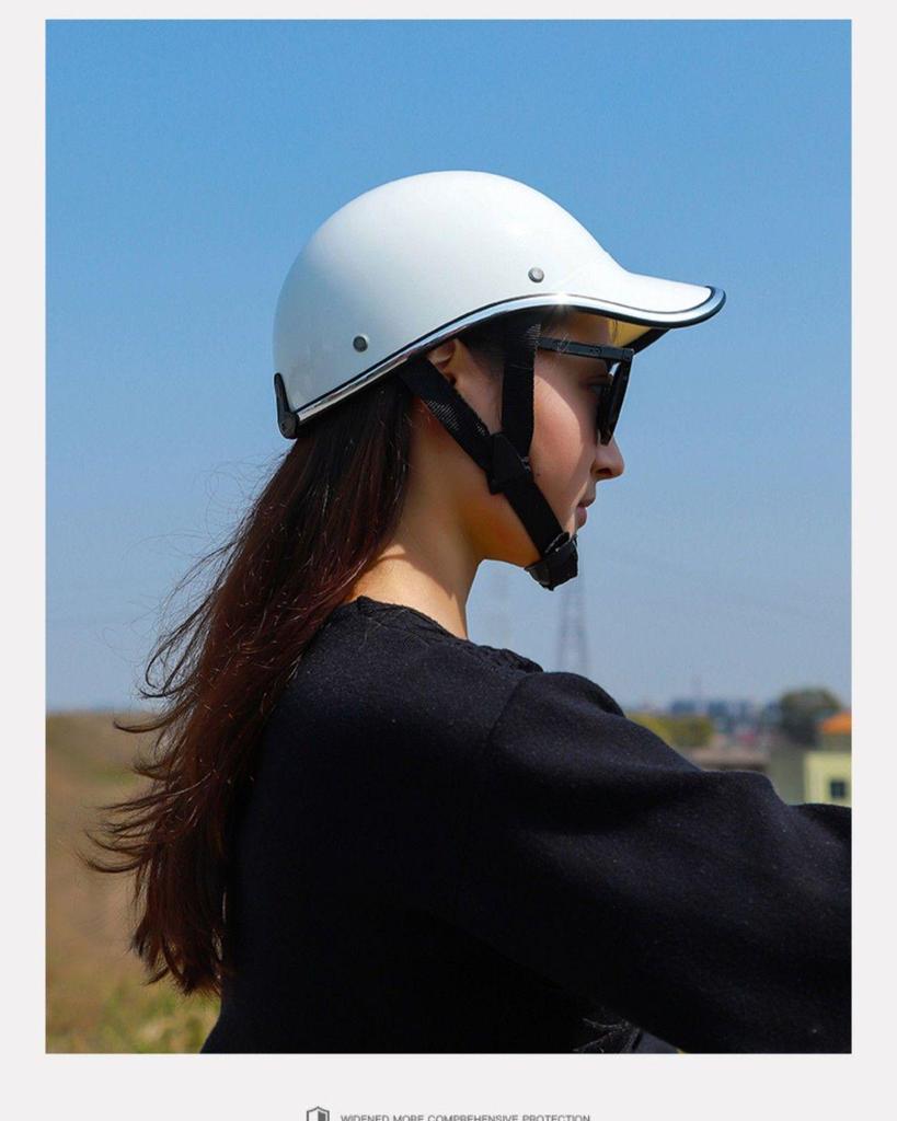 Electric Car Duckbill Cap: Lightweight, Breathable, Unisex Safety Helmet for Summer, Anti-Fall Protection, UV/Sun Protection, Universal Fit