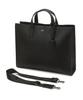 Hazzys Men Acc [Kevin] Black Charm-Decorated Briefcase Crossbody/Tote Bag Hjba6F850Bk
