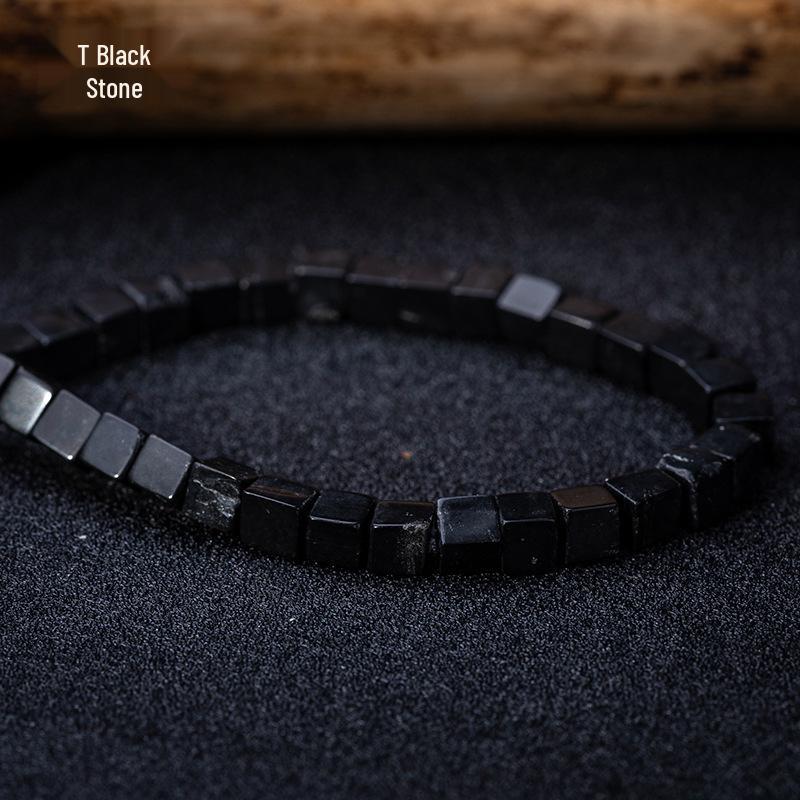 Cuentas de Cubo de Piedra Natural de 4 mm de Lapislázuli y Turquesa – Estilo Creativo