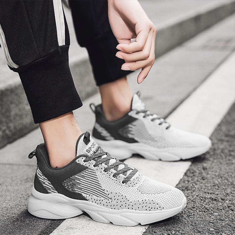 Men Sneakers Flying Weave Sports Shoes Women Comfortable Running Shoes Outdoor Man Athletic Shoes
