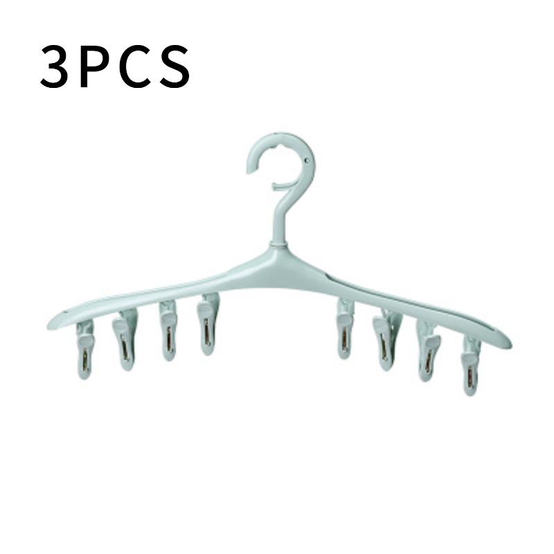 Nordic Style Multifunctional Clothes Hanger, Home Windproof Plastic Clip, Underwear Drying Hanger, Dormitory Sock Drying Clip