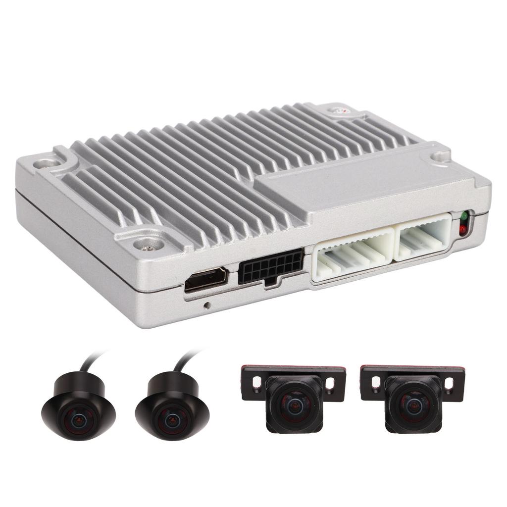 360 Degrees  Surround View System 1080P Parking Monitoring 170 Degrees  Wide Angle 4 Way Camera 3D DVR for Autos