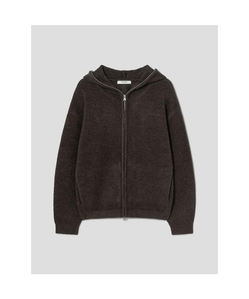 8Seconds Hooded Zip-Up Cardigan Brown