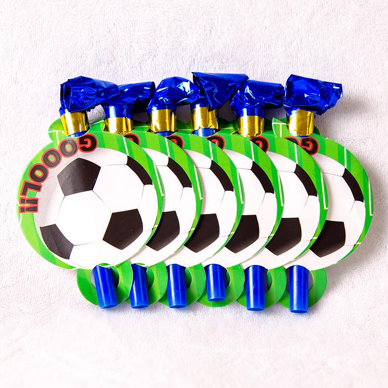 Football-Themed Birthday Party Decoration & Tableware Set