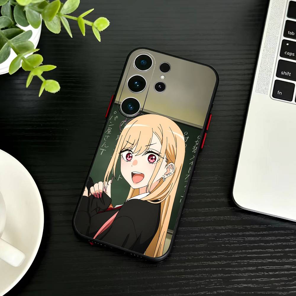 H-Darling Marin Kitagawa Bunte Silberne Handyhülle Für Samsung S26,S25,S24,S23,S22,S30,S21,Ultra,Plus,FE 5G Schwarze Weiche Hülle