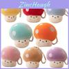 Cute Plush Mushroom Toy Keychain For Teens And Adults Soft And Short Furry Stuffed Plant Doll