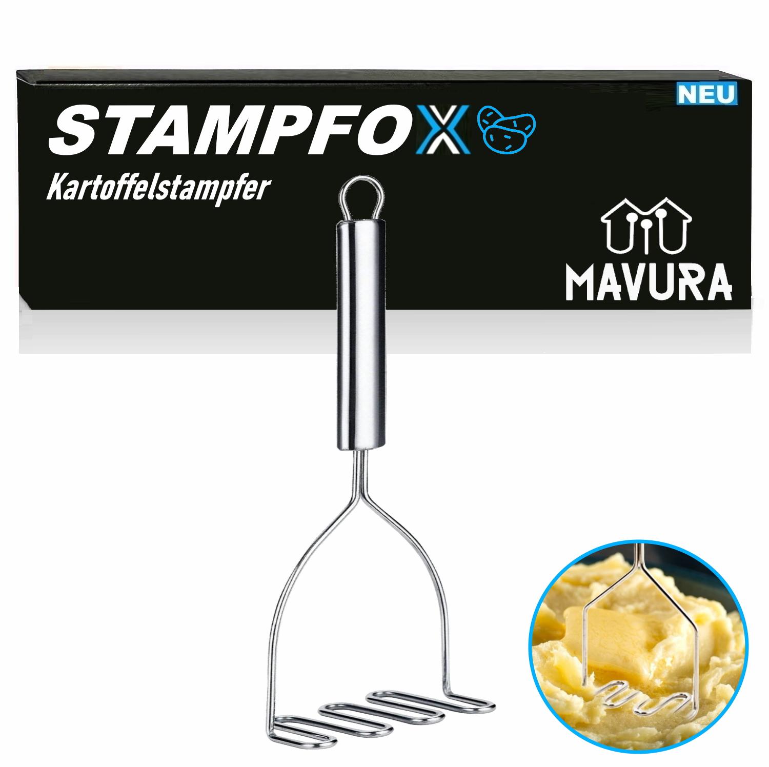 

товкачка для картоплі STAMPFOX з нержавіючої сталі, картопледавка, картопледавка